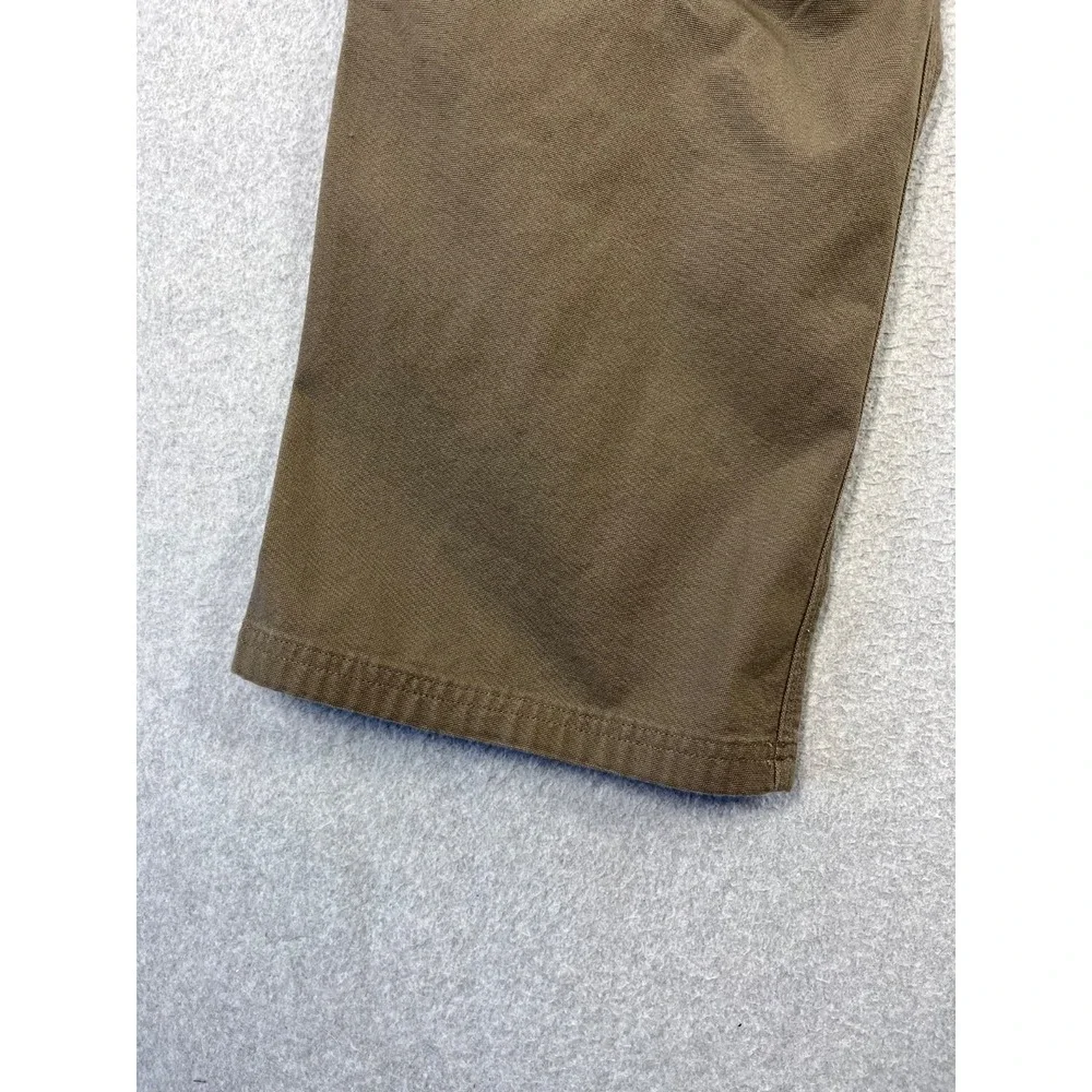 Brunt The Torra Pants Mens 46x30 Brown Canvas Water Repellent Articulated Knees